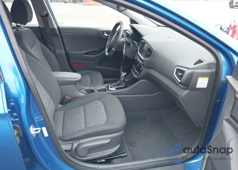 2017 Hyundai Ioniq Hybrid Blue из США, поврежденный, VIN KMHC65LC5HU031792